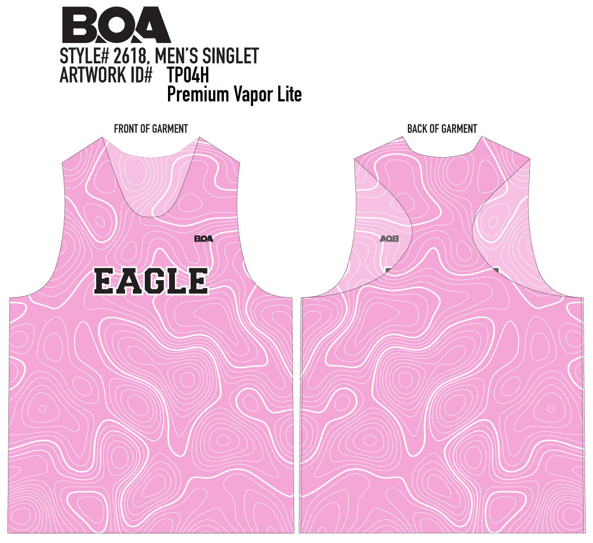 Men's Custom Vapor Lite Racing Singlet - Hampton Nick