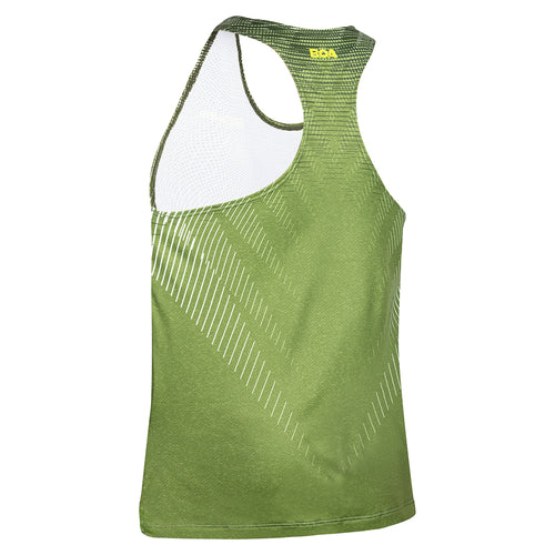 Men's Armor Green Vapor Lite Racing Singlet