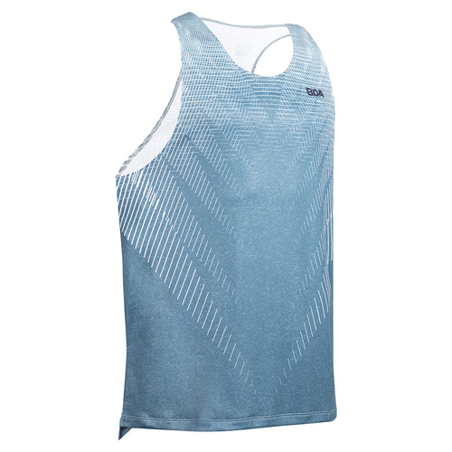 Men's Armor Grey Vapor Lite Racing Singlet