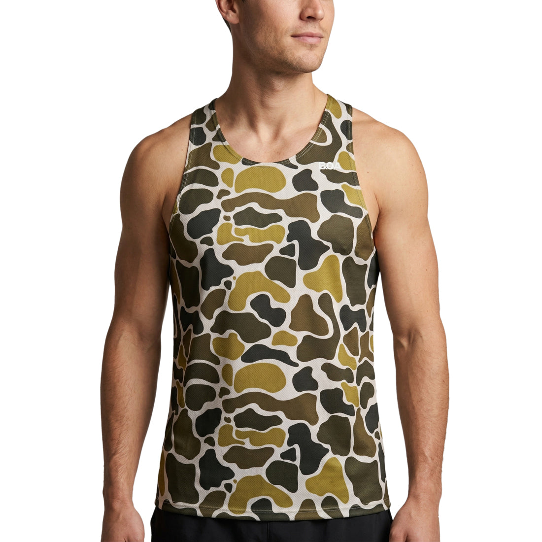 Men's Vapor Lite Racing Singlet -  Urban Camo Khaki