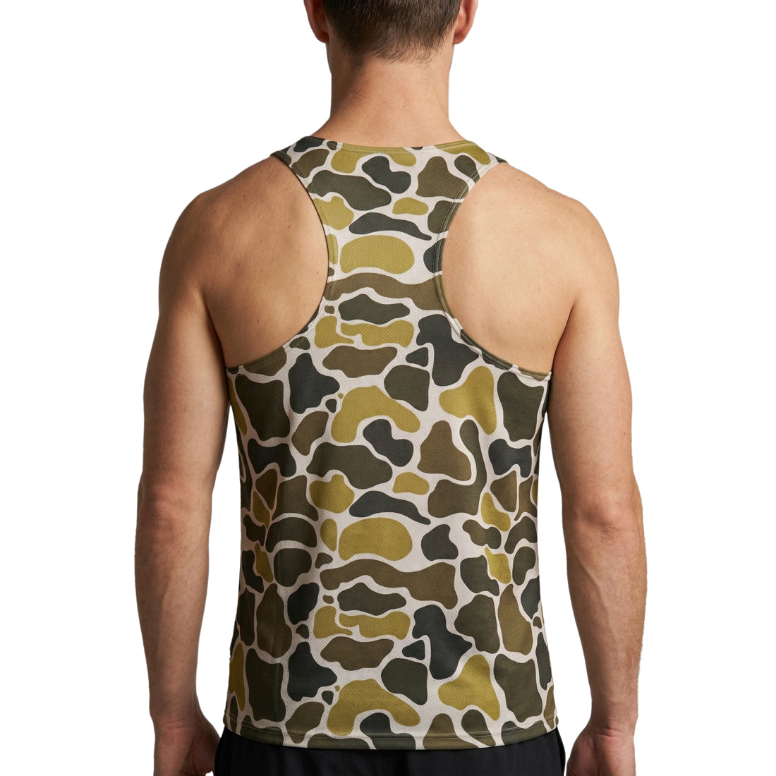 Men's Vapor Lite Racing Singlet -  Urban Camo Khaki