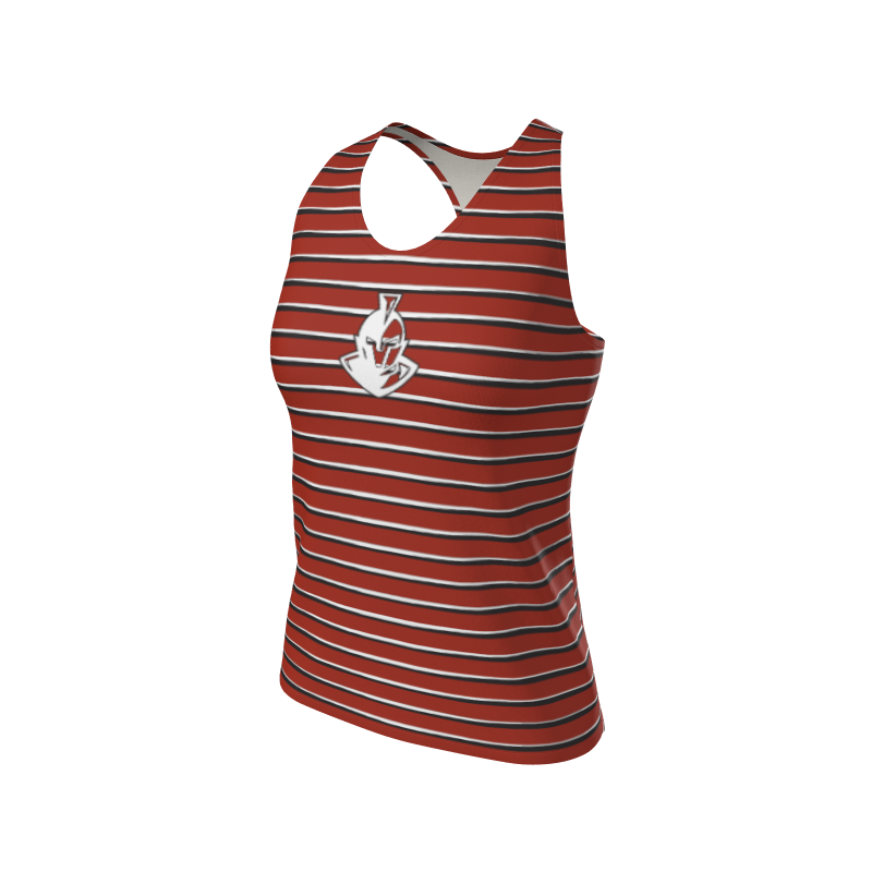 Women's Custom Stripe 3 Color Custom Women's Premium Interval Singlet. (x 10)