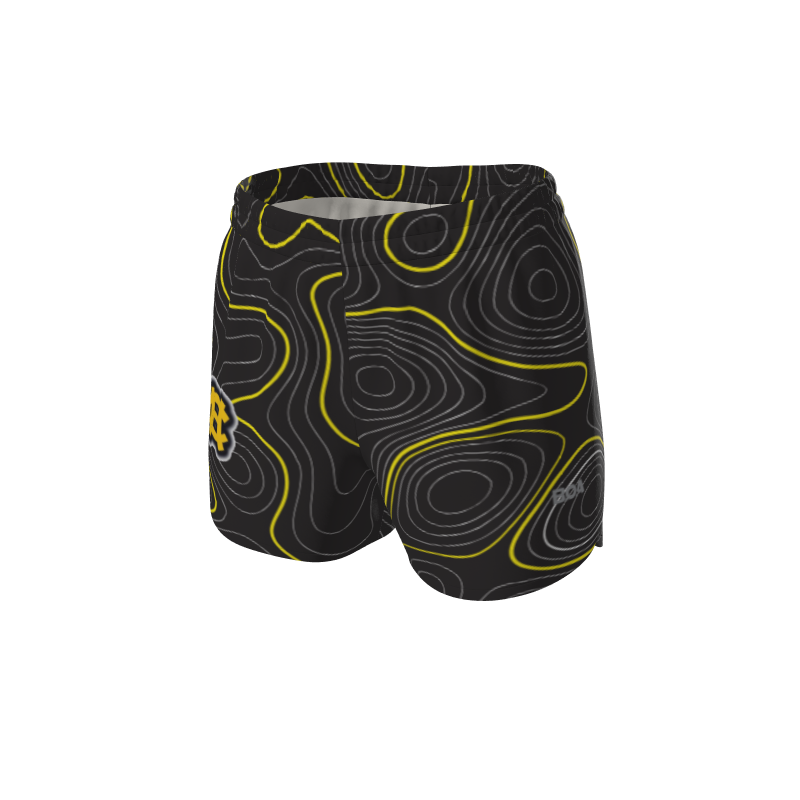 Men's Full Custom Uniforms Topographic Custom Men's 1" Elite Split Short. (x 1)