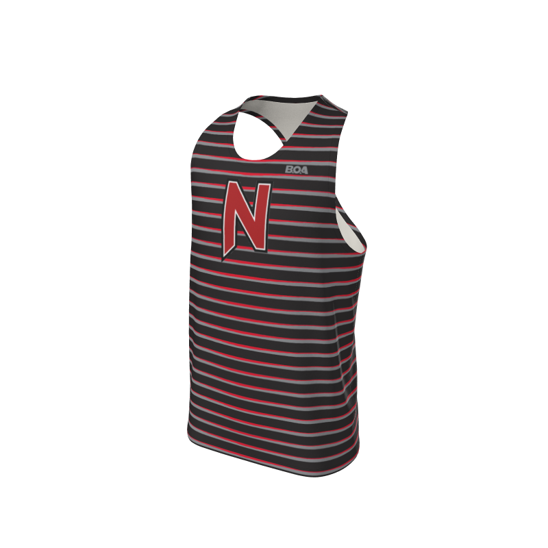 Men's Custom Stripe 3 Color Custom Men's Premium Racerback Singlet. (x 4)