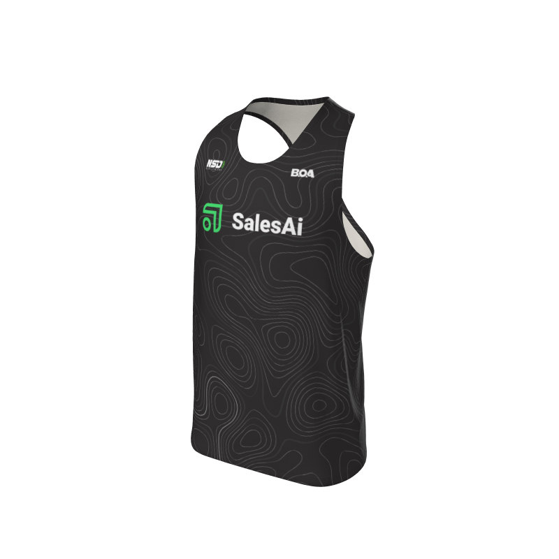 Men's Full Custom Uniforms Topographic Custom Men's Premium Racerback Singlet. (x 2)