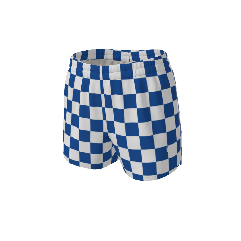 Men's Full Custom Uniforms Checkerboard Custom Men's 1" Elite Split Short. (x 1)