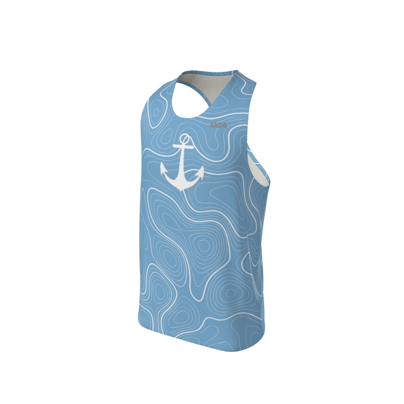 Men's Full Custom Uniforms Topographic Custom Men's Standard Racerback Singlet. (x 1)