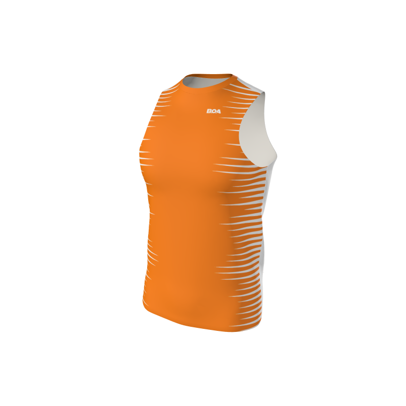 Men's Full Custom Uniforms Cage Custom Men's Premium Sleeveless Fitted Singlet. (x 1)