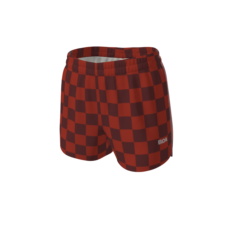 Men's Full Custom Uniforms Checkerboard Custom Men's 3" Half Split Trainer. (x 30)