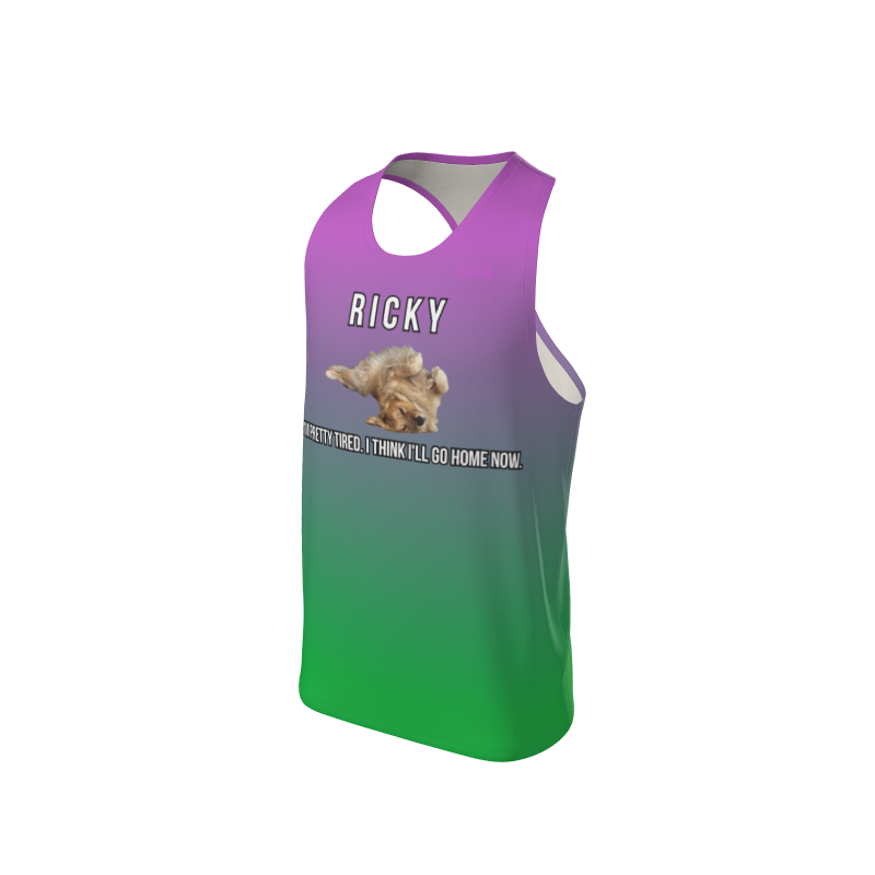 Men's Full Custom Uniforms Fade Custom Men's Premium Racerback Singlet. (x 1)