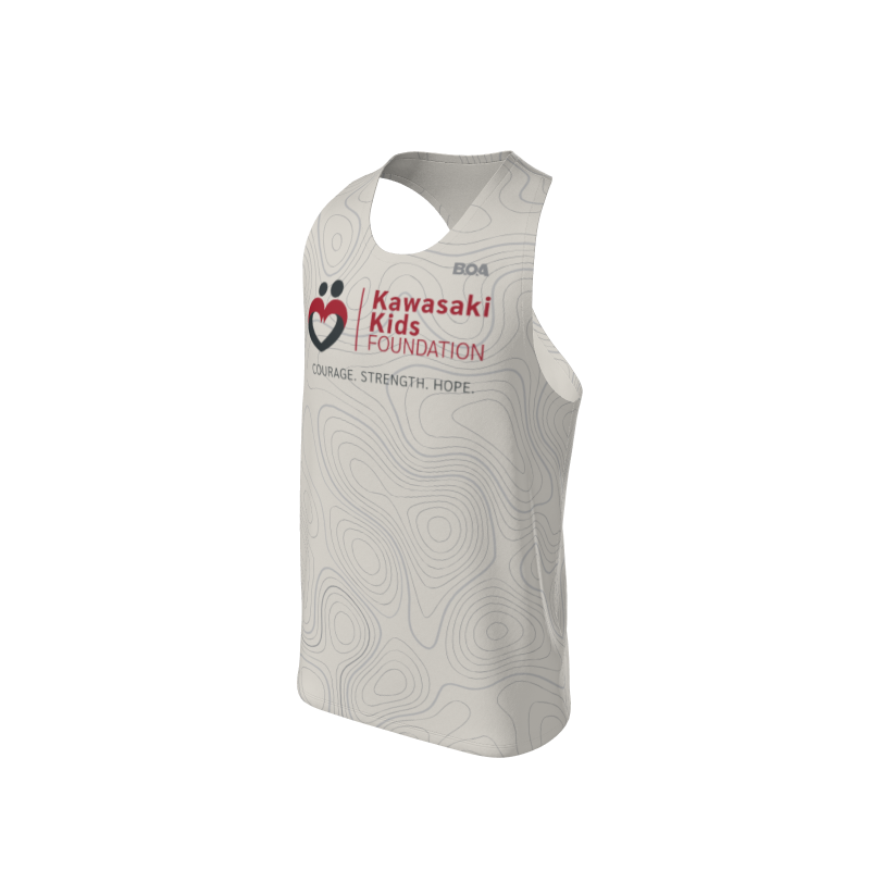 Men's Full Custom Uniforms Topographic Custom Men's Premium Racerback Singlet. (x 1)