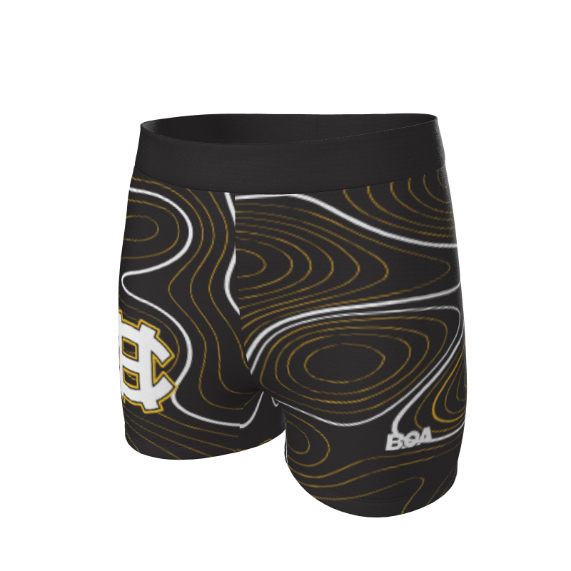 Women's Full Custom Uniforms Topographic Custom Women's Fly Fit Compression Shorts. (x 7)
