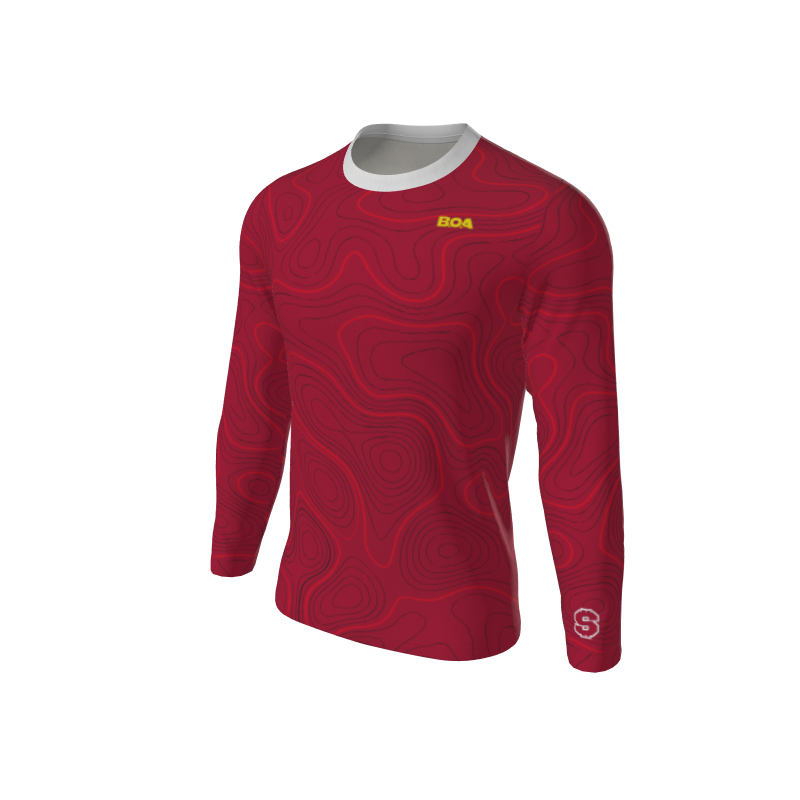 Men's Custom Topographic Custom Men's Premium Mesa Regular Fit L/S Tee. (x 5)
