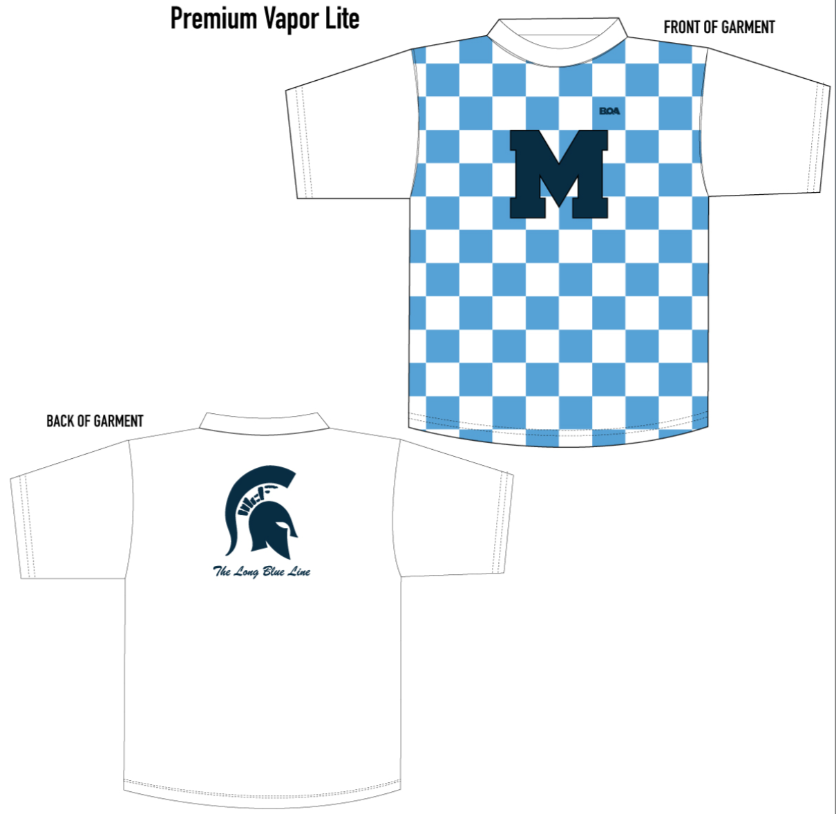 Men's Custom McFarland Vapor Lite Mesa Regular Fit S/S Tee