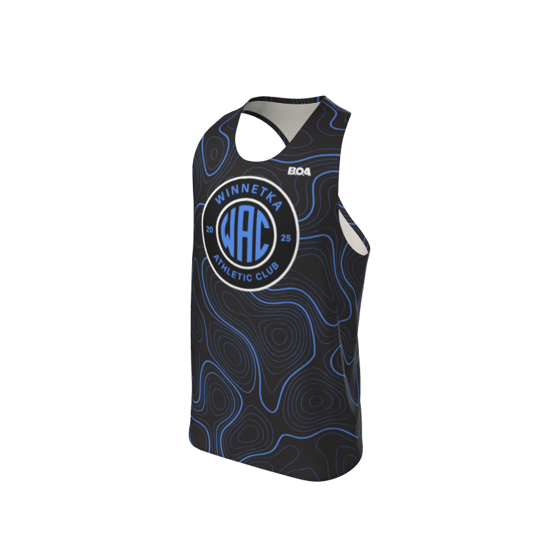Men's Custom Topographic Custom Men's Premium Racerback Singlet. (x 36)