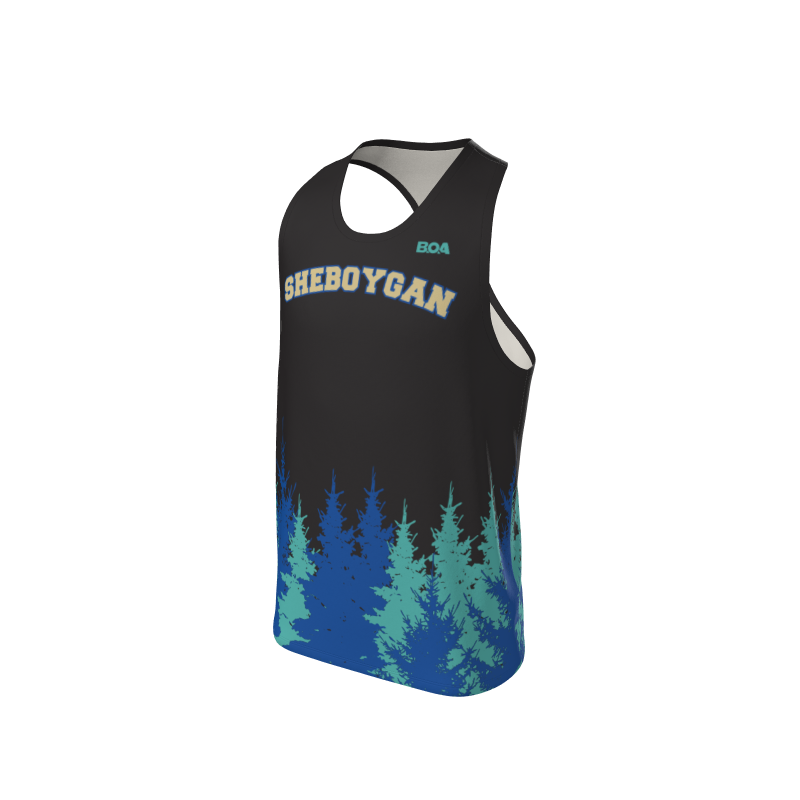 Men's Custom Trees Custom Men's Premium Racerback Singlet. (x 4)