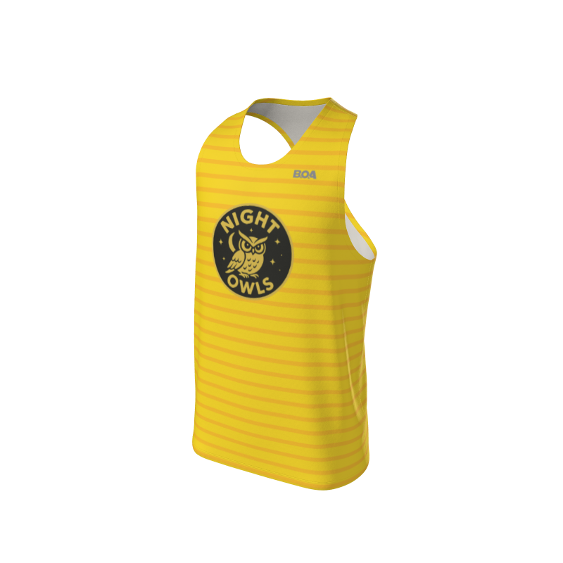 Men's Custom Stripe 3 Color Custom Men's Premium Racerback Singlet. (x 5)