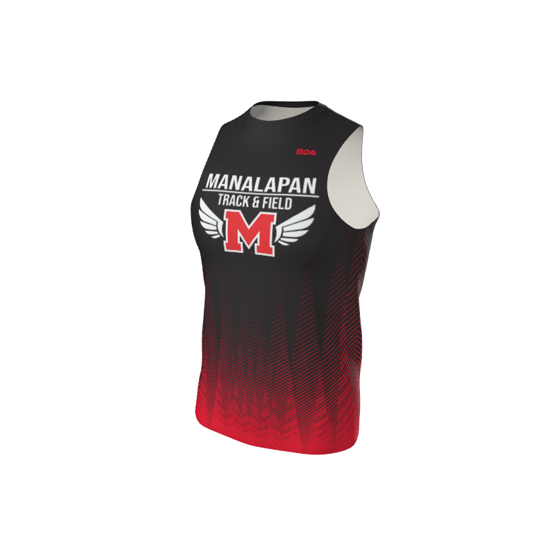 Men's Custom Slash Custom Men's Premium Sleeveless Fitted Tee. (x 5)