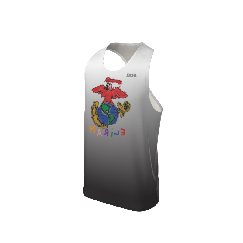 Men's Custom Fade Custom Men's Premium Racerback Singlet. (x 1)