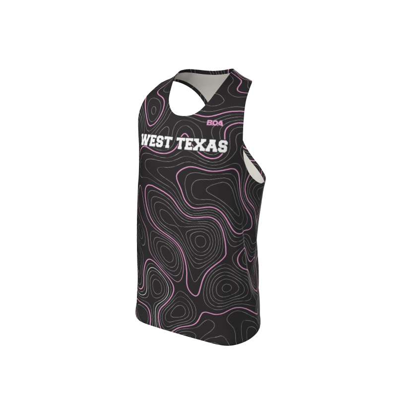 Men's Custom Topographic Custom Men's Standard Racerback Singlet. (x 6)