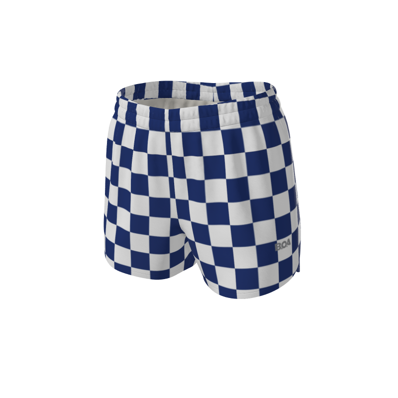 Men's Full Custom Uniforms Checkerboard Custom Men's 1" Elite Split Short. (x 1)