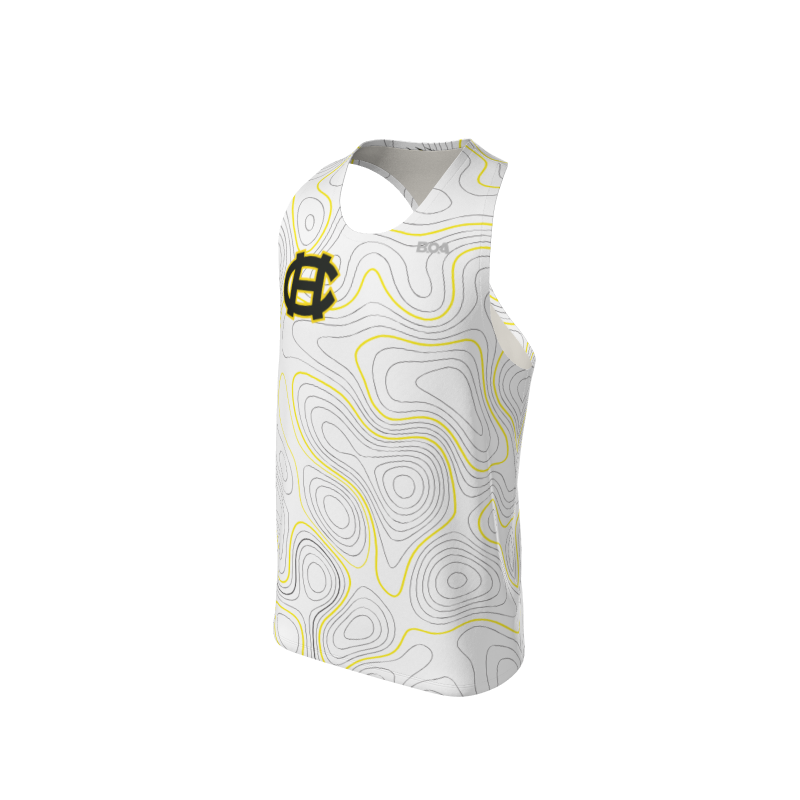 Men's Full Custom Uniforms Topographic Custom Men's Premium Racerback Singlet. (x 1)
