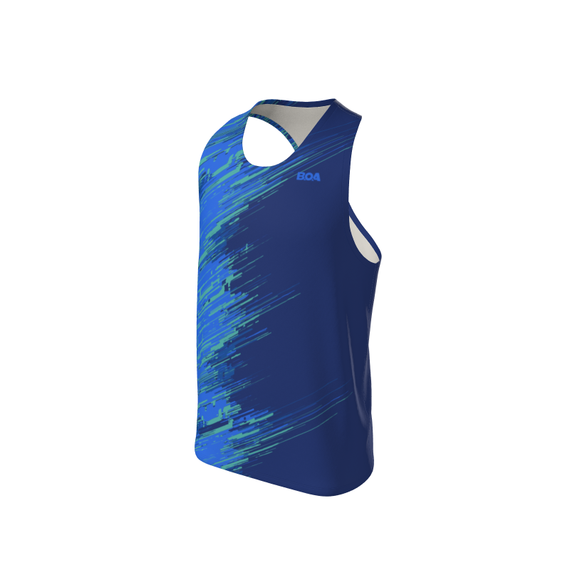 Men's Full Custom Uniforms Oblique Custom Men's Premium Racerback Singlet. (x 1)