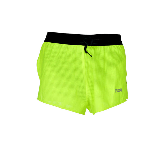 Men's Neon Yellow AeroElite 2" Split Shorts