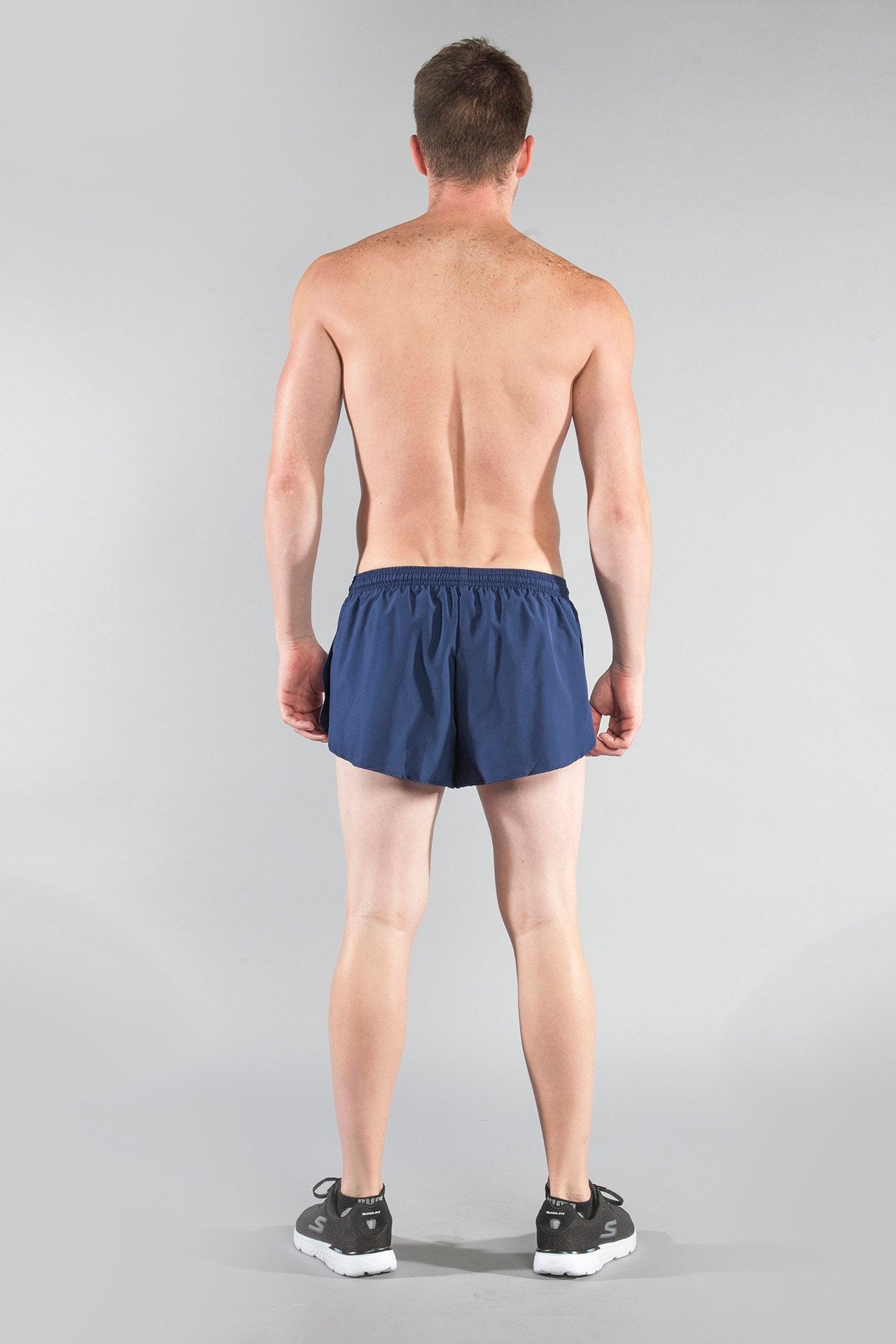 Men's Solid 1" Elite Split Shorts - Navy
