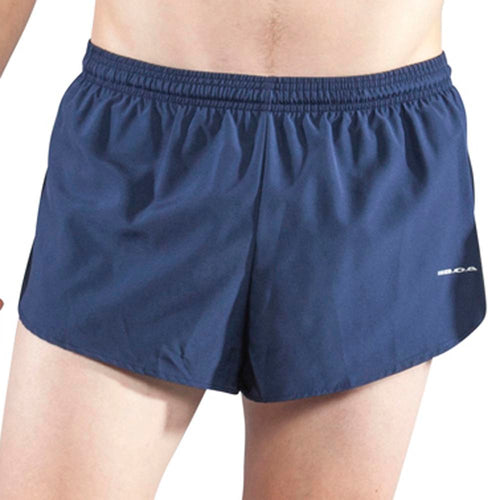 Men's Navy 1" Elite Split Shorts