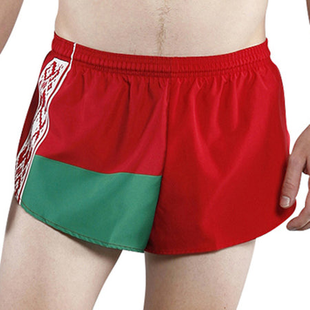 MEN'S 1 INCH INSEAM ELITE SPLIT RUNNING SHORTS- SOUTH KOREA