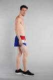 MEN'S 1 INCH INSEAM ELITE SPLIT RUNNING SHORTS- CROATIA