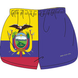 MEN'S 1 INCH INSEAM ELITE SPLIT RUNNING SHORTS- ECUADOR