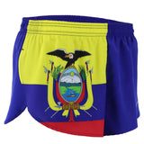 MEN'S 1 INCH INSEAM ELITE SPLIT RUNNING SHORTS- ECUADOR