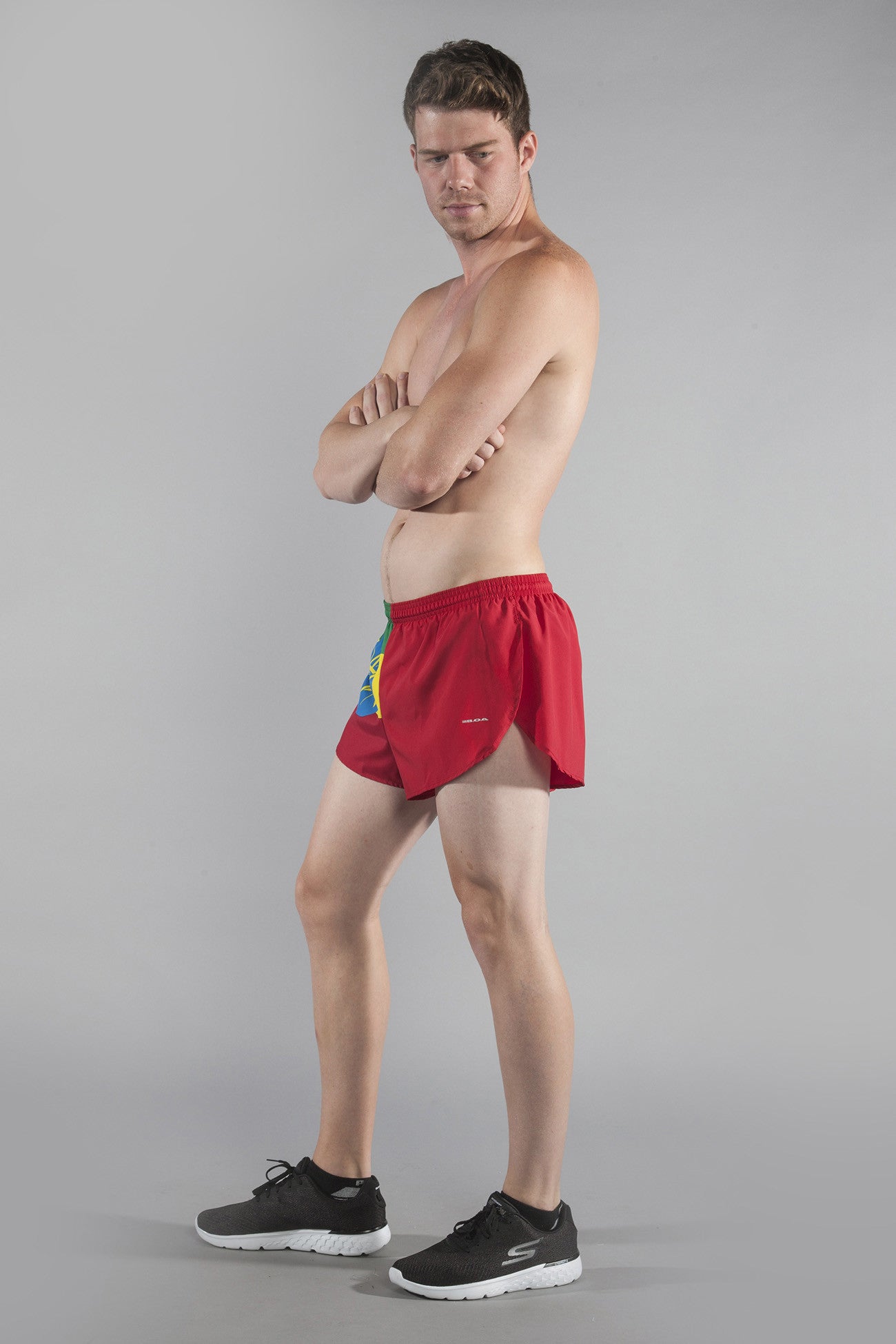 MEN'S 1" ELITE SPLIT SHORT- ETHIOPIA - BOAUSA