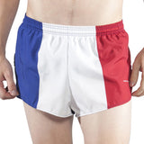 MEN'S 1 INCH INSEAM ELITE SPLIT RUNNING SHORTS- FRANCE