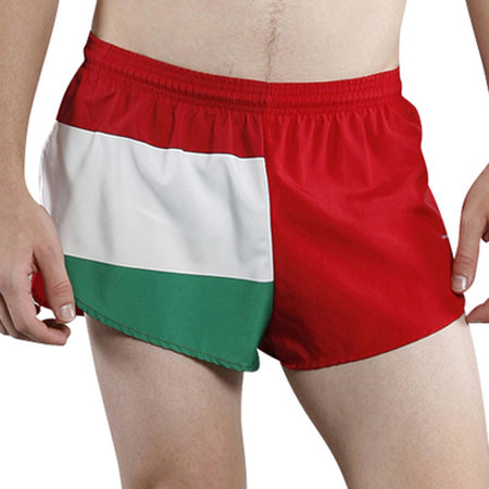 MEN'S 1 INCH INSEAM ELITE SPLIT RUNNING SHORTS- WALES