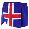 MEN'S 1 INCH INSEAM ELITE SPLIT RUNNING SHORTS- ICELAND