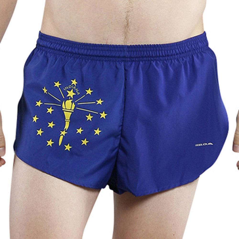 Men's Flag 1" Elite Split Shorts [G-I] - Indiana