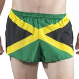 MEN'S 1 INCH INSEAM ELITE SPLIT RUNNING SHORTS- JAMAICA