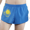 MEN'S 1 INCH INSEAM ELITE SPLIT RUNNING SHORTS- KAZAKHSTAN