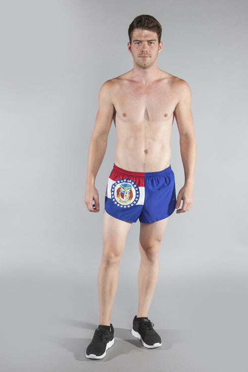 MEN'S 1" ELITE SPLIT SHORT- MISSOURI - BOAUSA