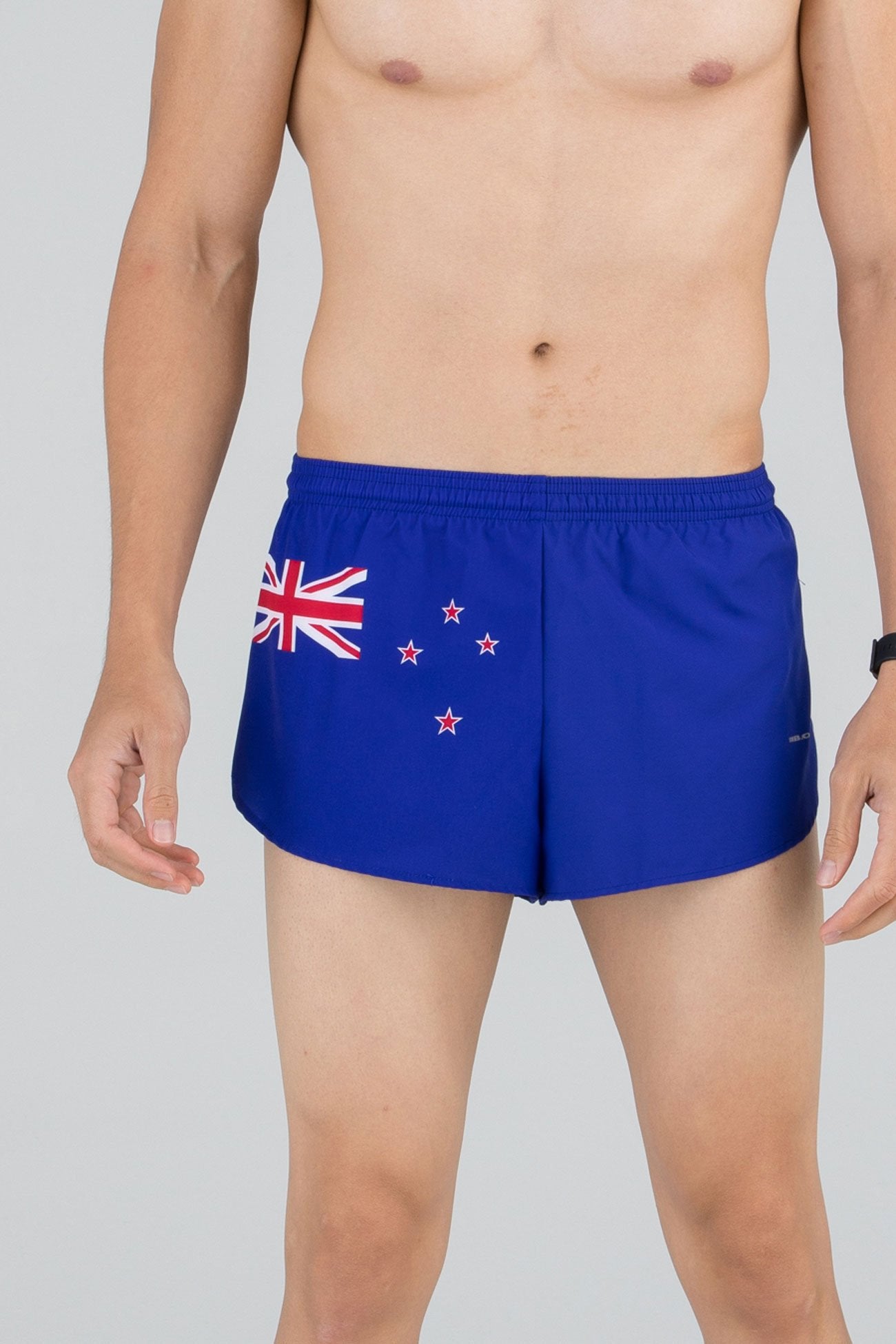 Men's Flag 1" Elite Split Shorts [N] - New Zealand