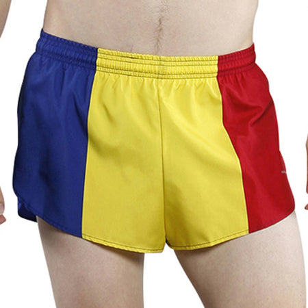 MEN'S 1 INCH INSEAM ELITE SPLIT RUNNING SHORTS- TAIWAN