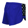 MEN'S 1 INCH INSEAM ELITE SPLIT RUNNING SHORTS- THIN BLUE LINE