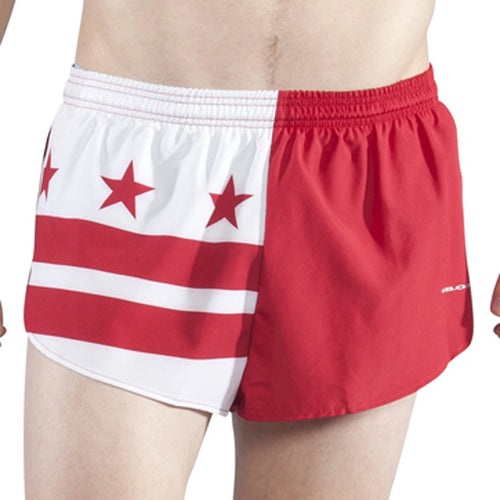 MEN'S 1 INCH INSEAM ELITE SPLIT RUNNING SHORTS- WASHINGTON DC