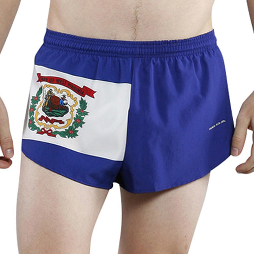 Men's W. Virginia 1" Elite Split Shorts