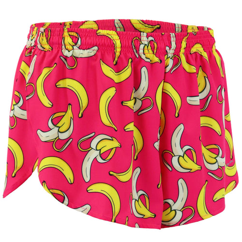 Men's 1" Elite Split Shorts- GONE BANANAS