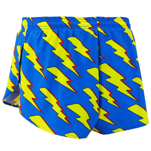 Men's 1" Elite Split Shorts- LIGHTNING