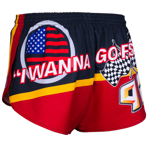 Men's 1" Elite Split Shorts- TALLADEGA